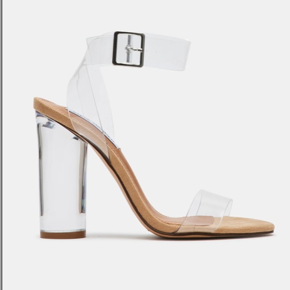 Steve Madden Clear Heels